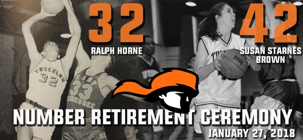 Tusculum to honor basketball greats with number retirement ceremony