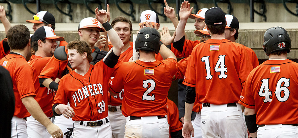Pioneers down Anderson 7-4 to complete series sweep