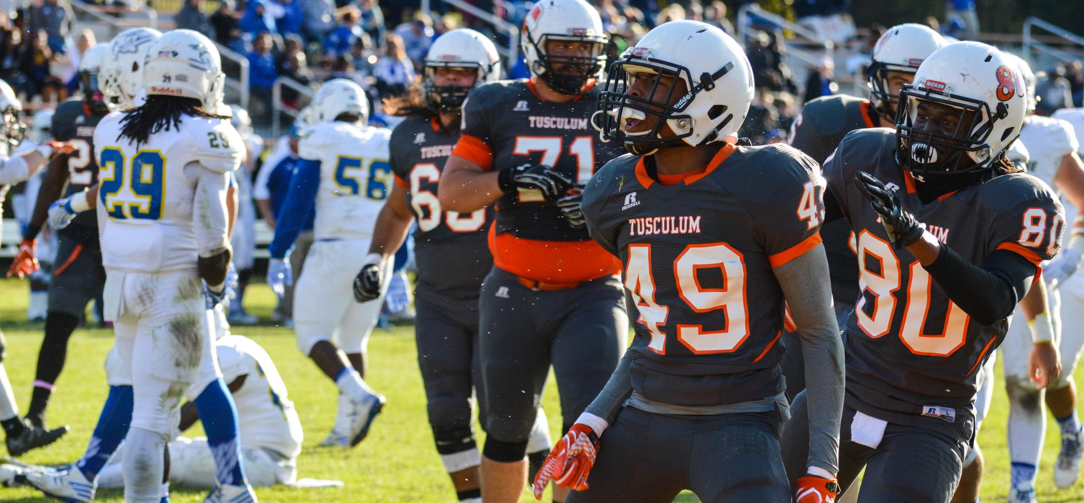 Tusculum surges in second half to defeat Limestone, 34-13