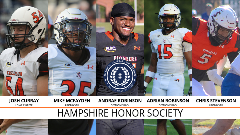 Five Pioneers named to NFF Hampshire Honor Society
