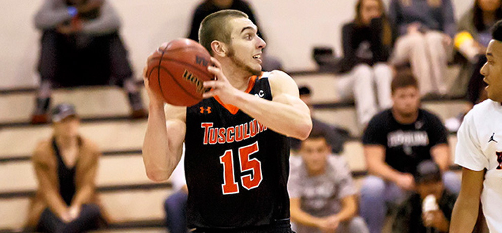 Late three-pointer lifts Tusculum to 88-85 victory over Wingate
