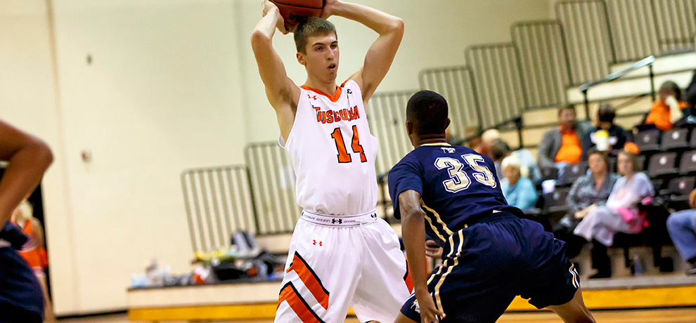 Red-hot start propels Tusculum to 87-60 win over Belmont Abbey