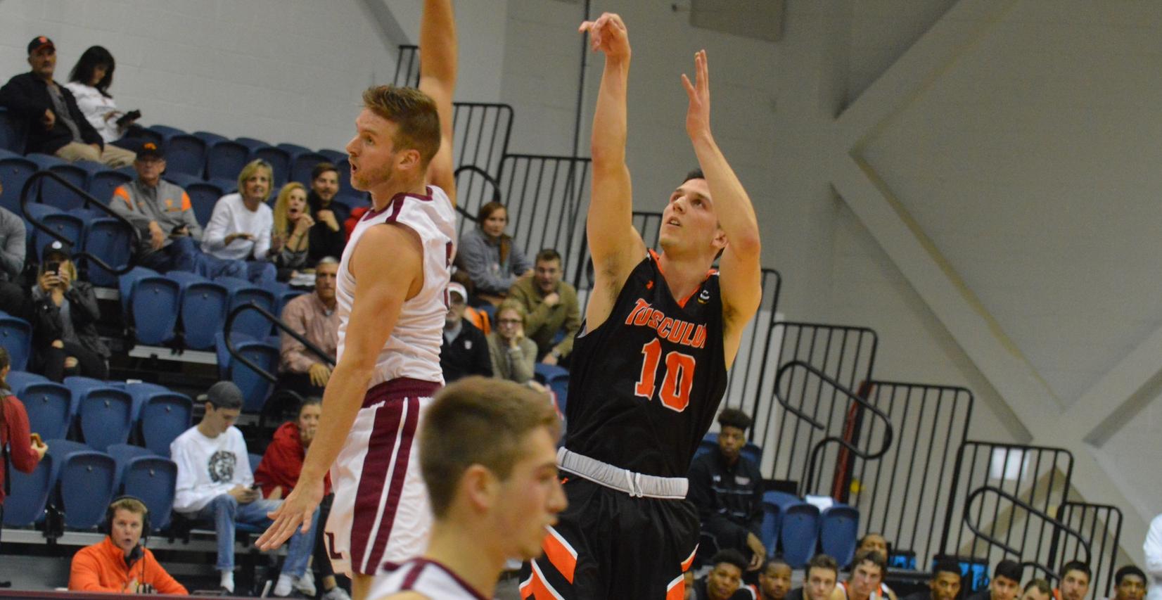 Woods scores career-high 28 in Tusculum loss at Lee