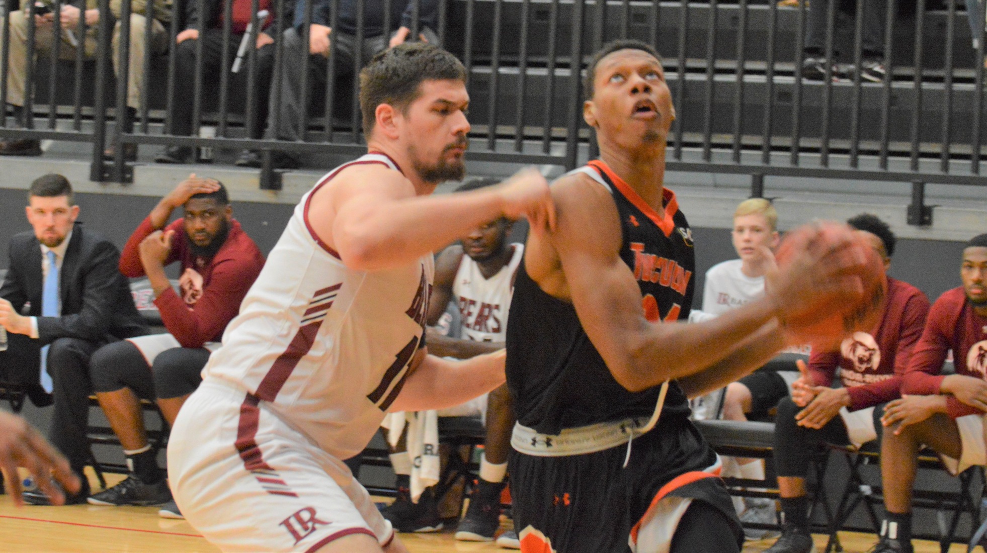 Brandon Mitchell scored a career-high 20 points in Tusculum's SAC road game at Lenoir-Rhyne