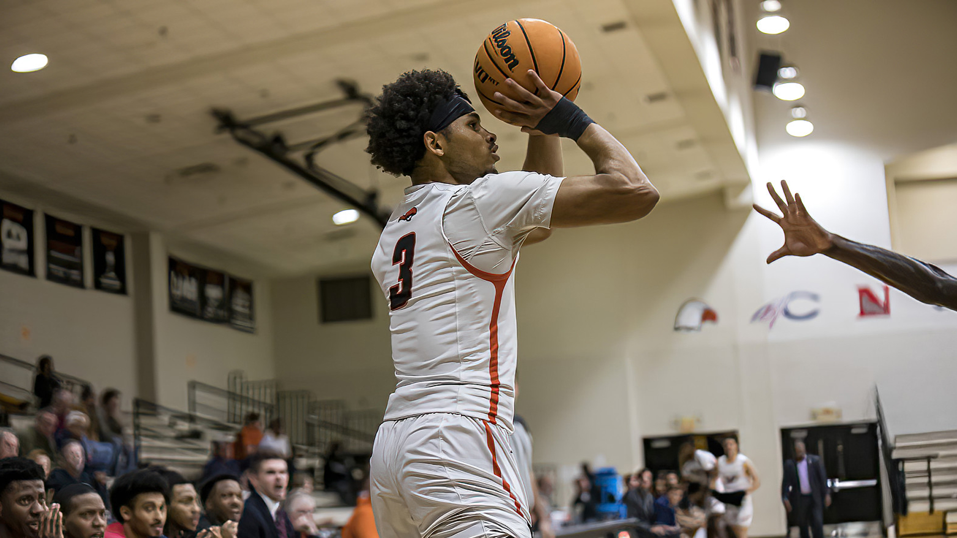 James West IV scored 24 points in Tusculum's season-opening win over USC Aiken (photo by Chuck Williams)