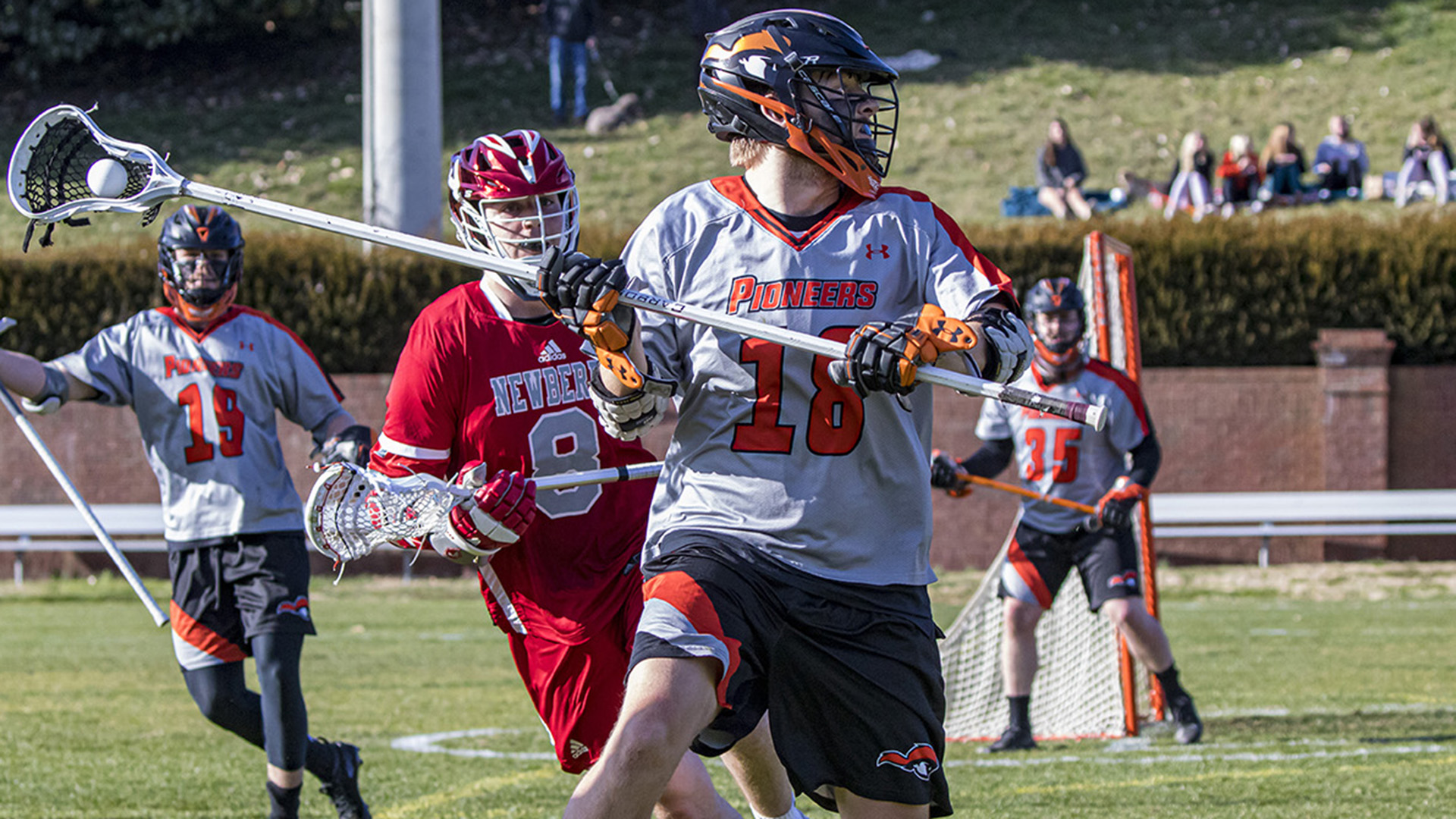 Connor Coleman had six ground balls and three caused turnovers against Newberry (photo by Chuck Williams)