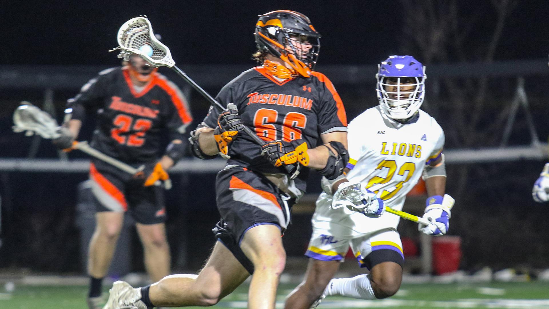 Nate Raymond scored two fourth-quarter goals to lift the Pioneers to the win (photo by Kevin Holley)
