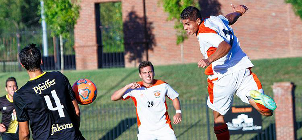 Pioneers rally to beat defending national champ Pfeiffer 3-2 in OT