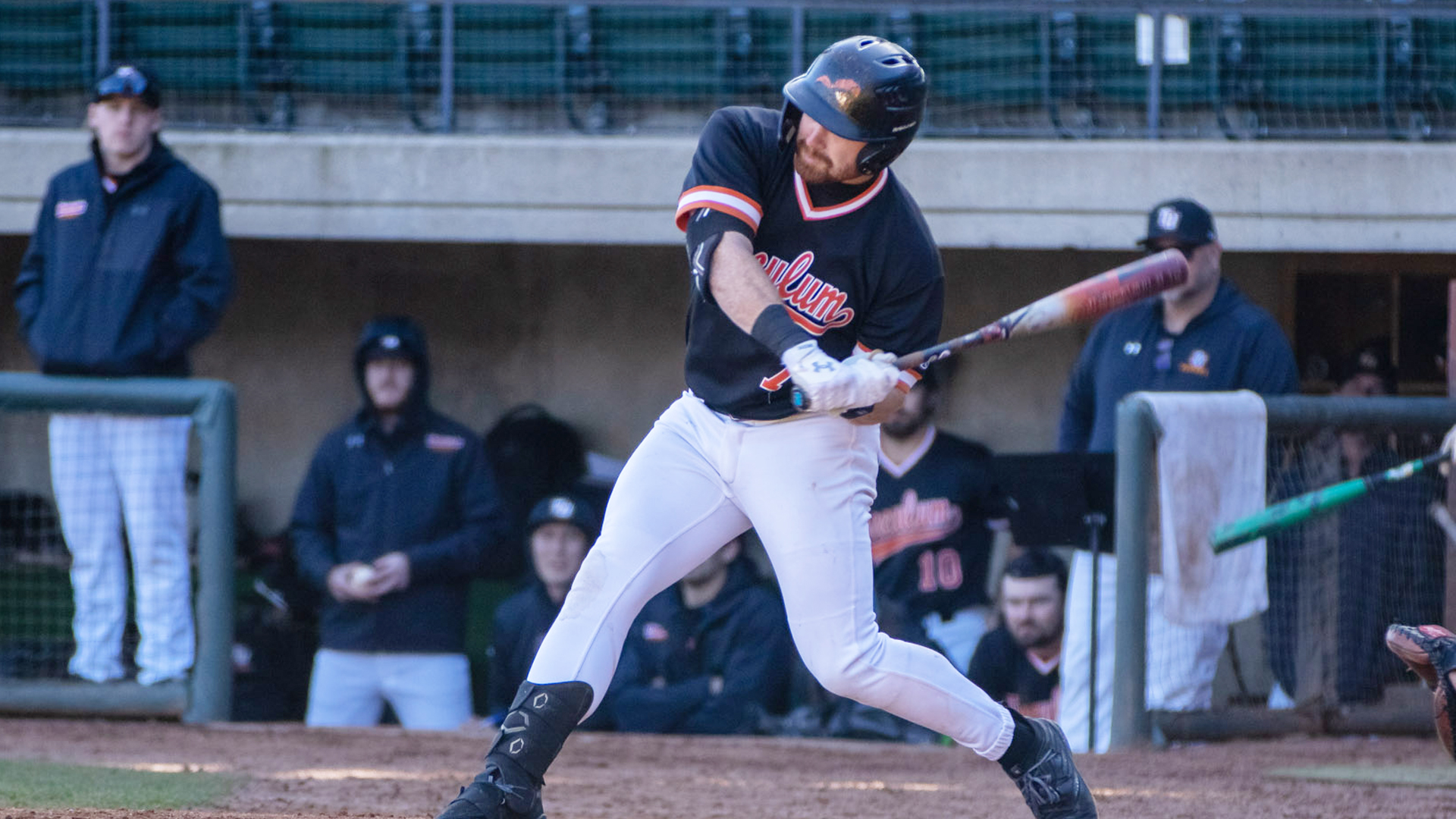 Pioneers overcome early deficit to down Wingate in series opener