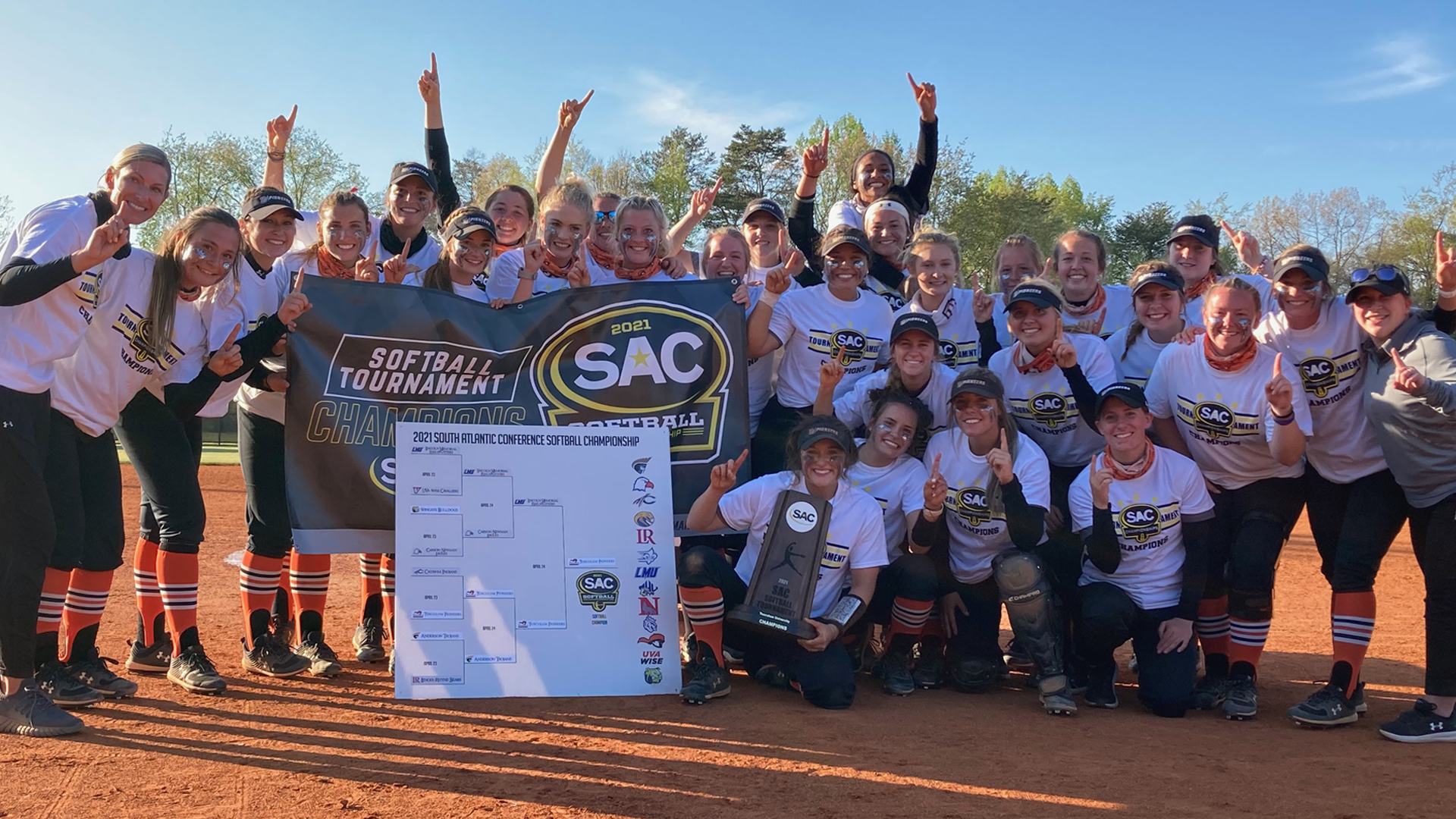Softball victorious in program's first SAC tournament championship
