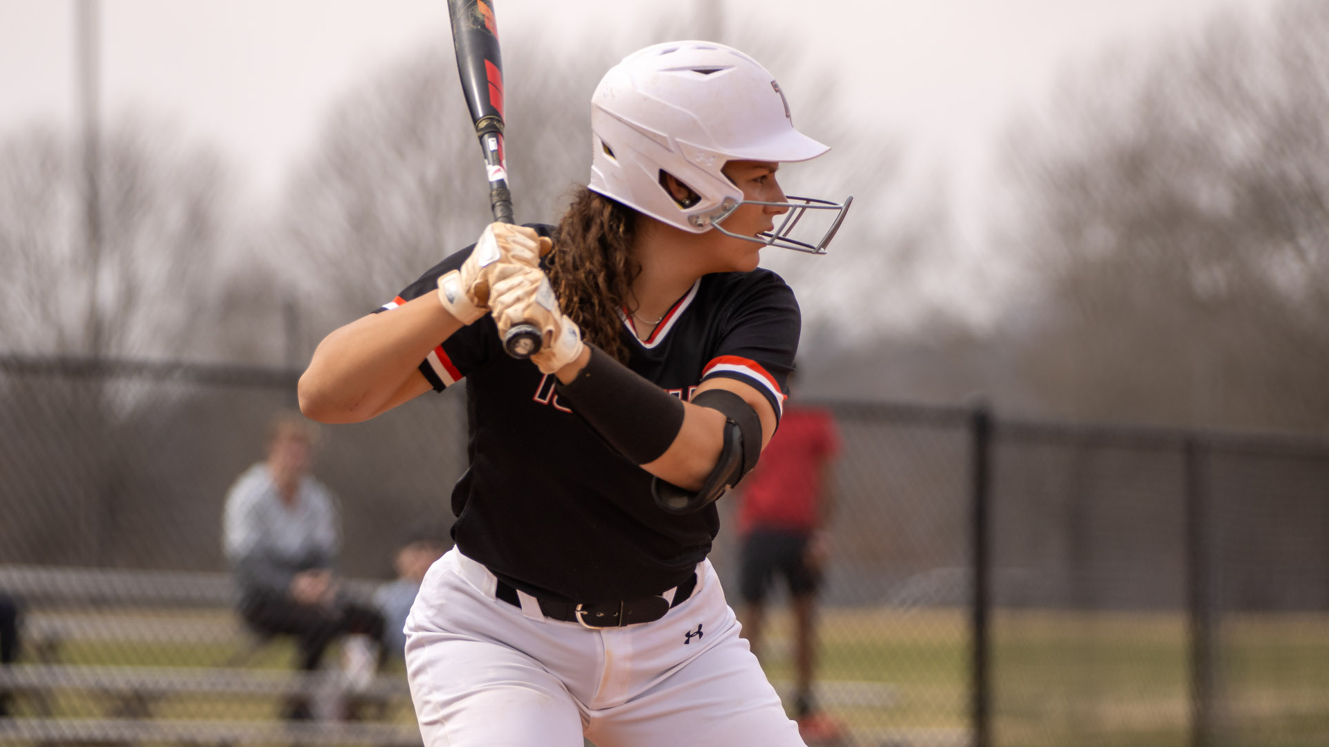 Gabi Nicholson went 6-of-9 on the day with eight RBI and a pair of home runs against Catawba.