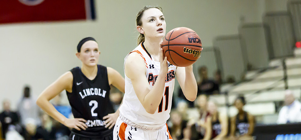 Pioneers fall 80-71 on road to Lincoln Memorial