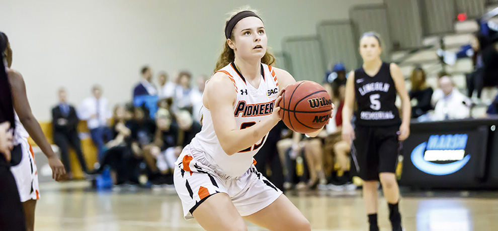 Pioneers defeat Coker 88-77 for seventh straight home win