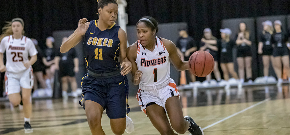 Pioneers beat Coker 71-57 for seventh straight win