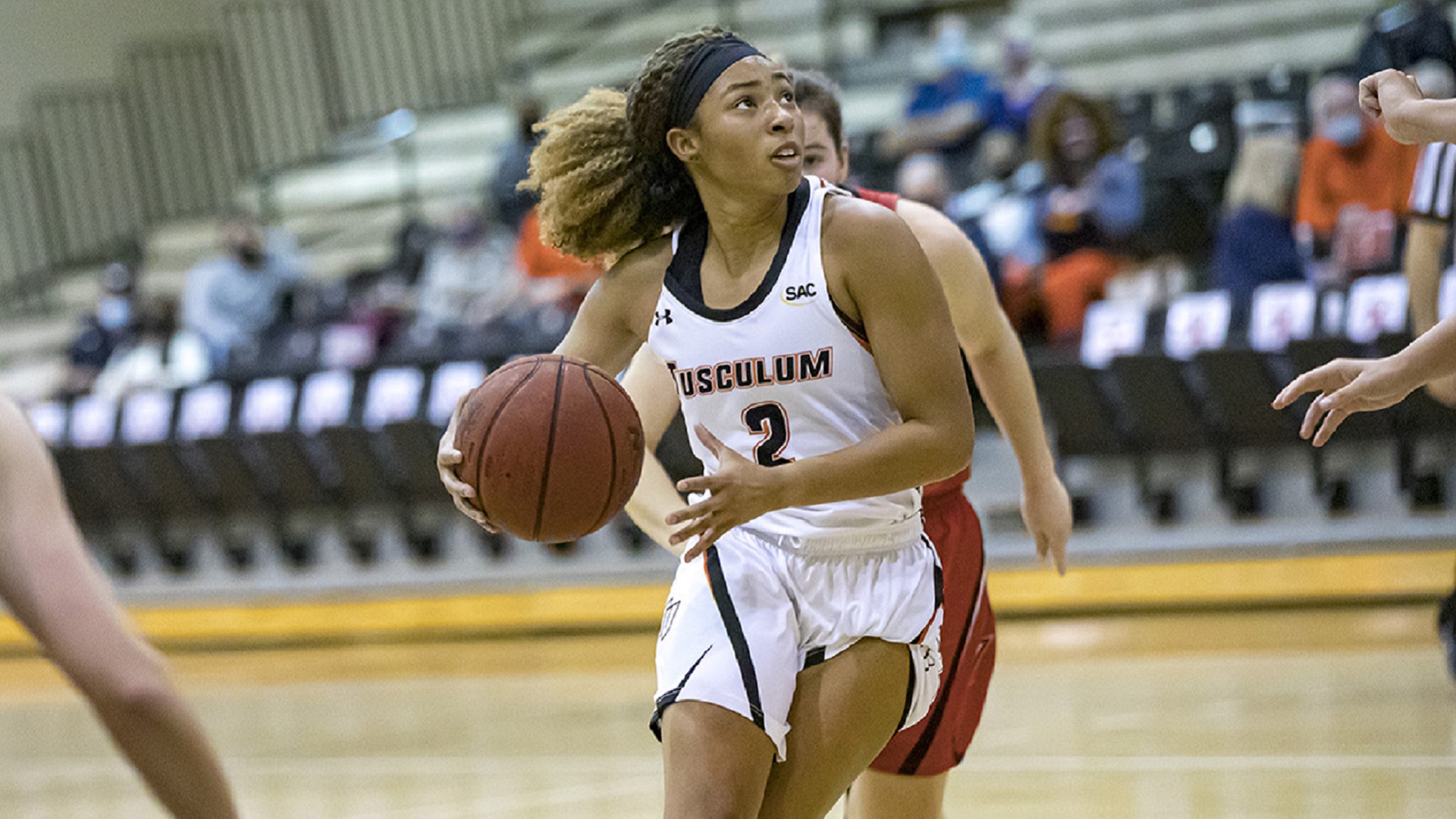 Jalia Arnwine scored 16 first-half points and finished with 18 against UVA Wise (photo by Chuck Williams)