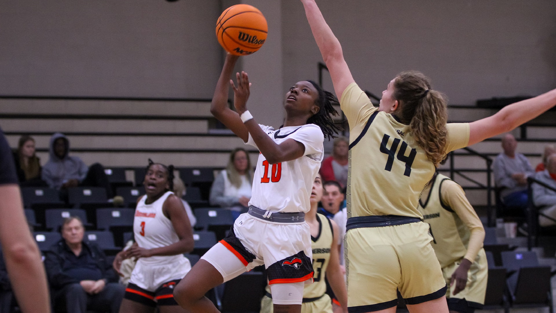 Artasia Cole scored eight points and had four assists in the Pioneers' comeback win over Anderson (photo by Kari Ham)
