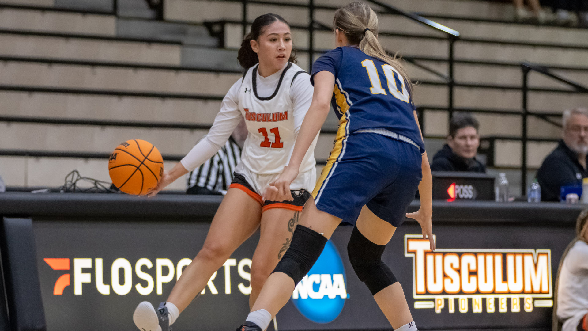 Monique Shim scored a season-high 18 points for the Pioneers against Emory & Henry (photo by Kari Ham).