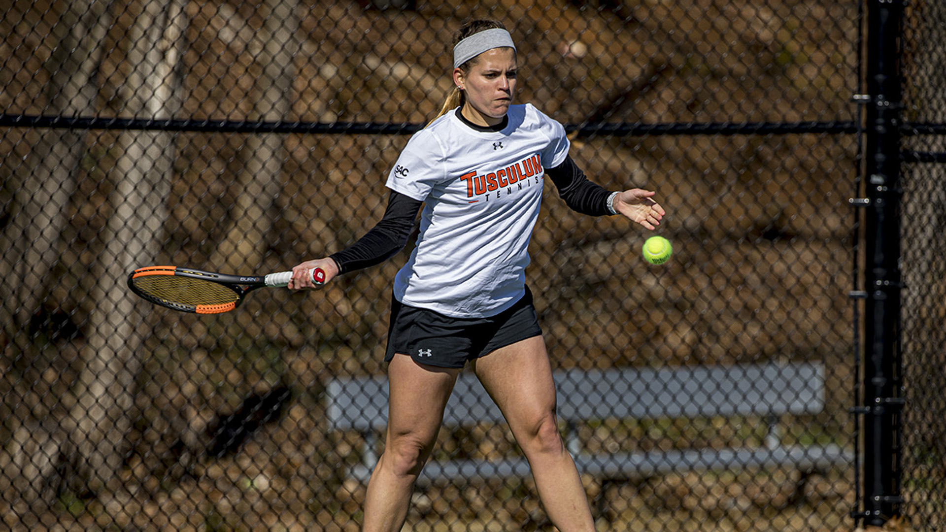 Annie McCullough reaches 100 singles wins as Pioneers shut out Belmont Abbey