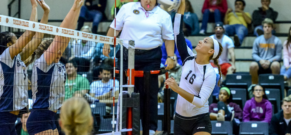 Tusculum rally falls short, LMU edges Pioneers 3-2 in SAC volleyball opener
