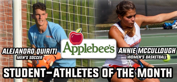 Quiriti, McCullough named Applebee's Student-Athletes of the Month for October