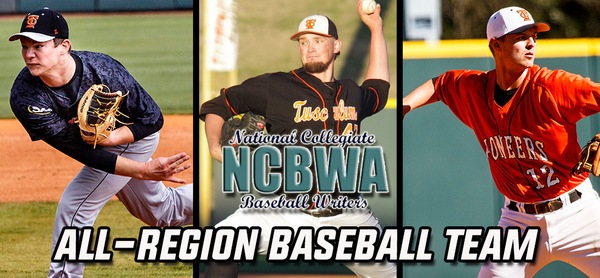 Three Pioneers named to NCBWA All-Region Team