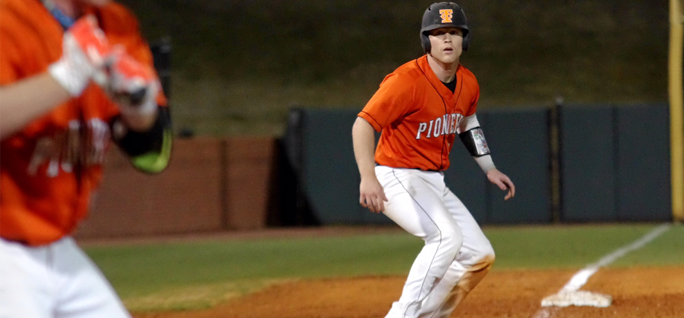 Finchum leads Pioneers to baseball split with Belmont Abbey