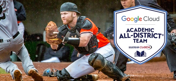 Montgomery named to Academic All-District baseball team
