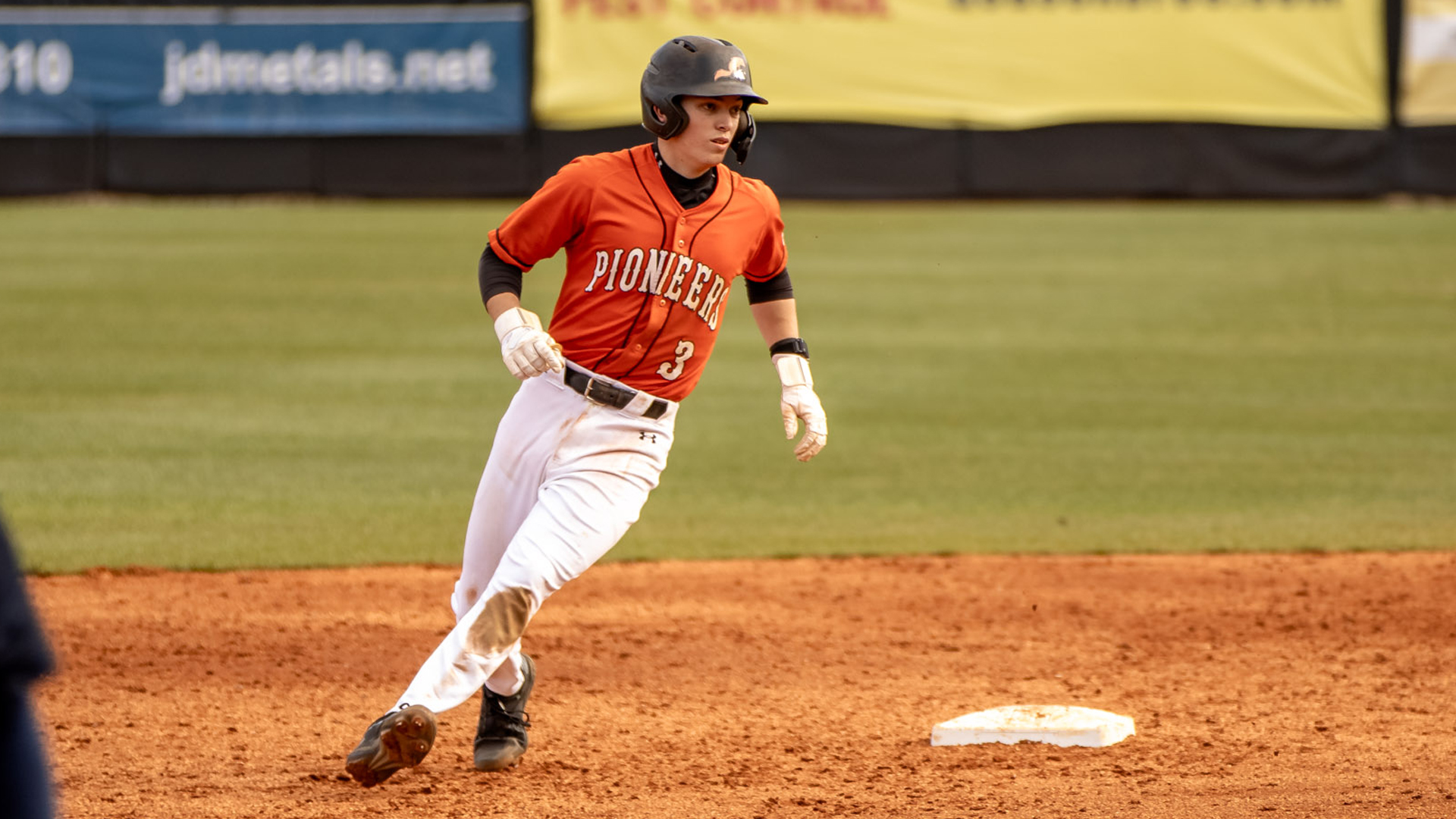 Zach Wilson went 4-for-5 with a double and two RBI in Tusculum's 9-4 win over King (photo by Kari Ham).