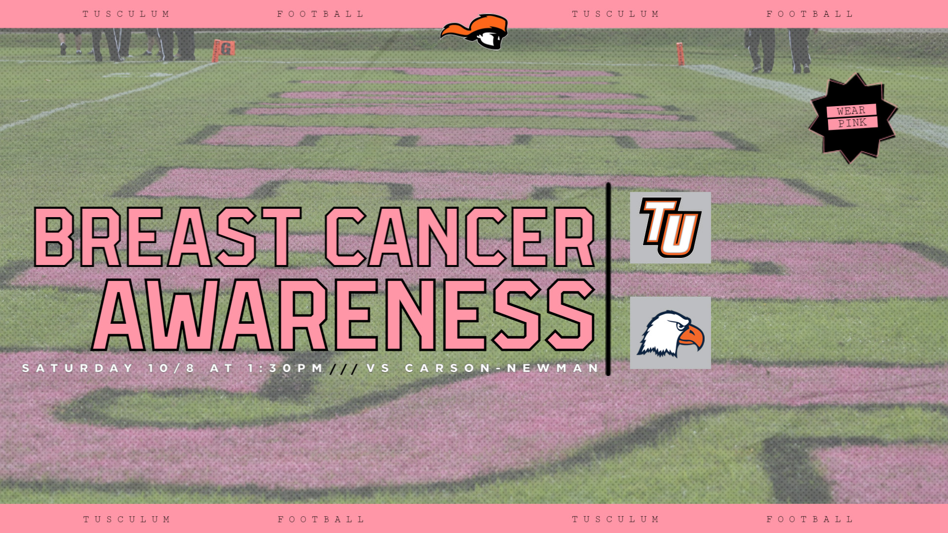 Tusculum hosts Breast Cancer Awareness game this Saturday