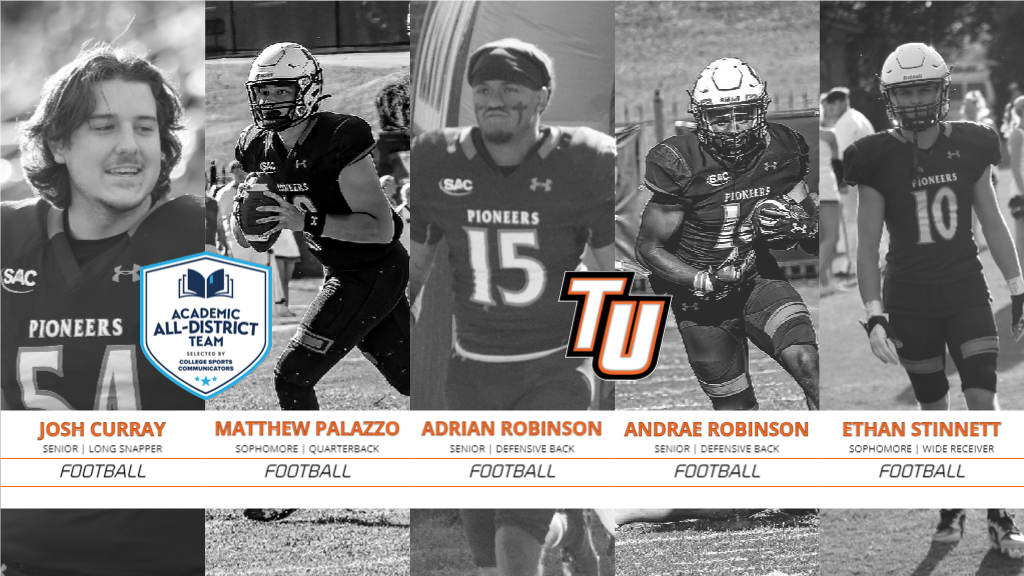 Five Pioneers named to CSC Academic All-District football team
