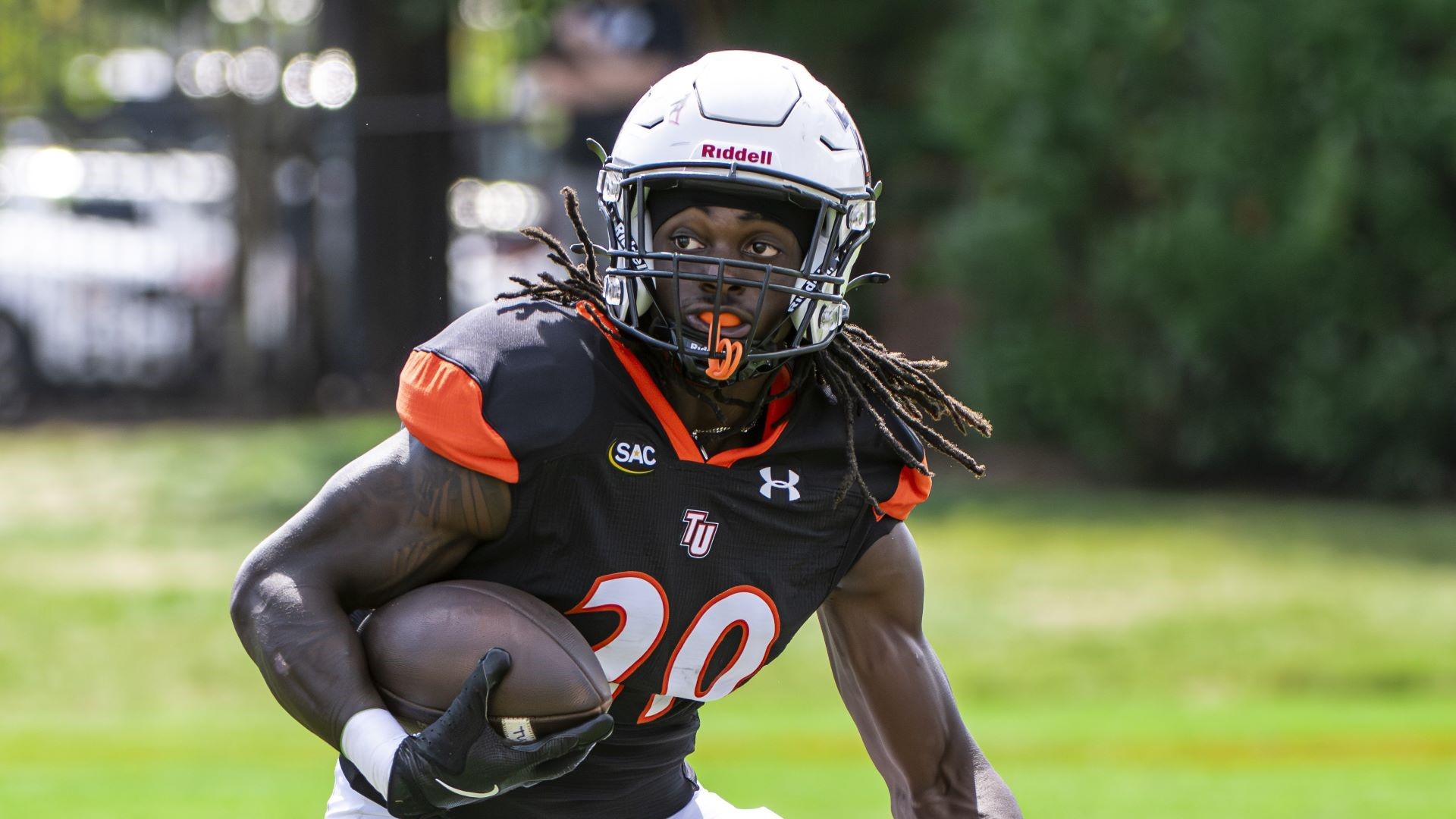 Jojo Restall rushed for a career-high 172 yards in Tusculum's road game at UVA Wise