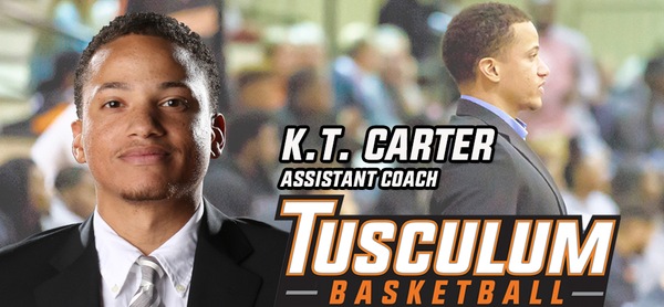 Tusculum promotes K.T. Carter to full-time assistant men's basketball coach
