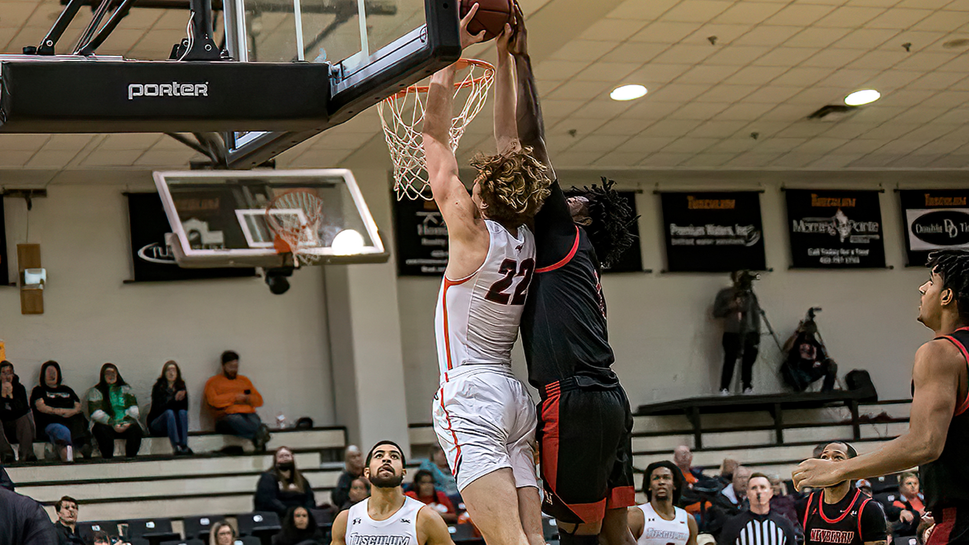 Jacob Hobbs scored a career-best 21 points in Tusculum's 73-57 win over Newberry (photo by Chuck Williams)