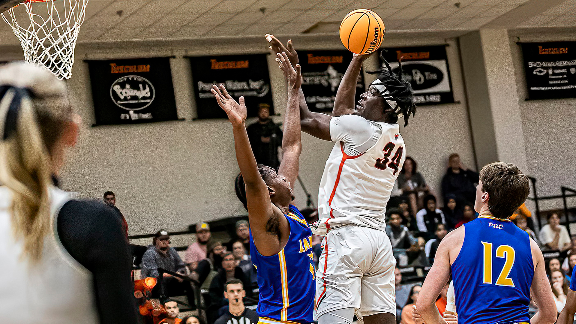 Akeem Odusipe scored 15 points for the Pioneers at USC Aiken.