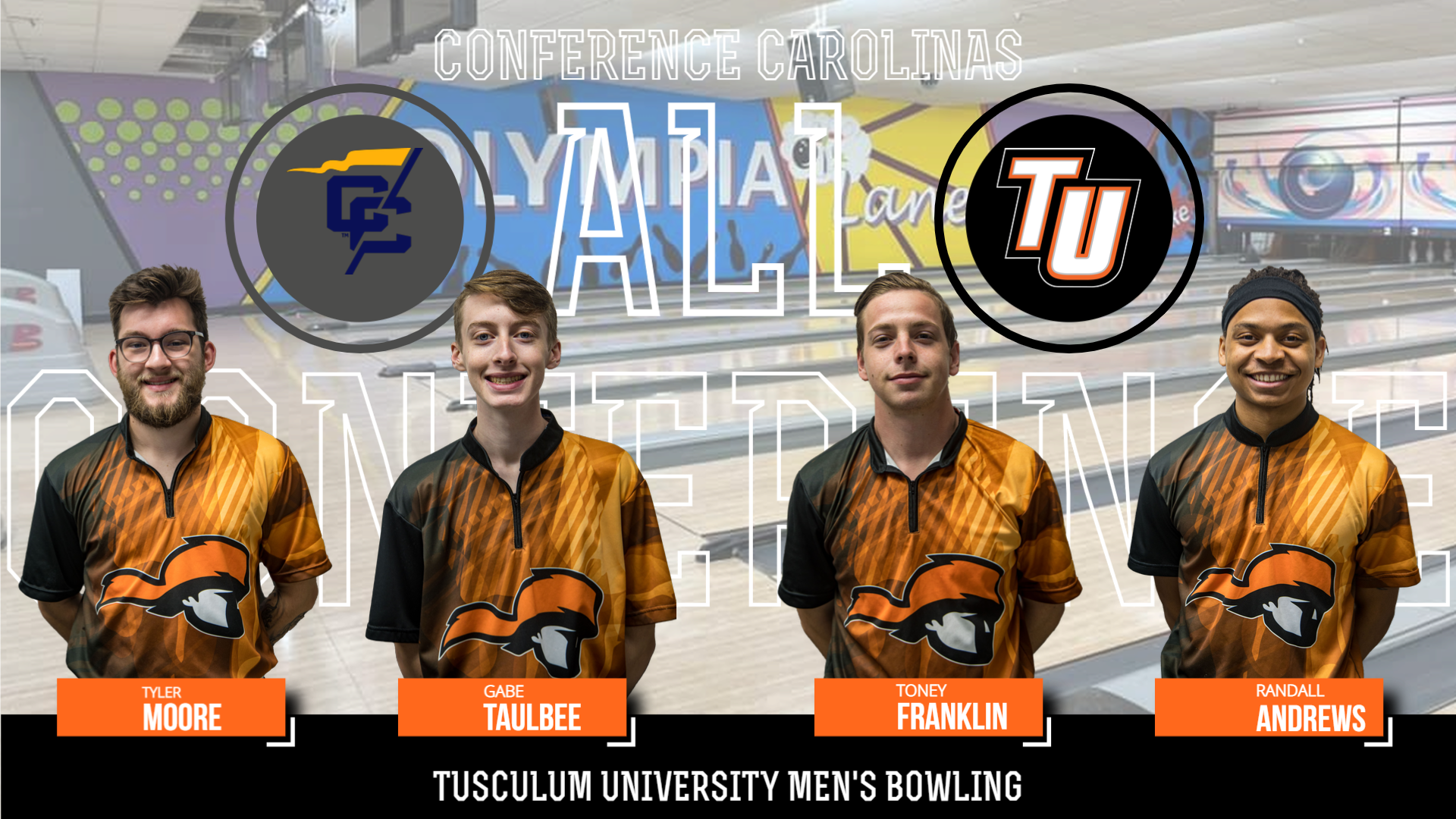 Four Pioneers earn Conference Carolinas men's bowling honors