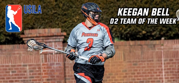 Bell named to USILA D2 Team of the Week