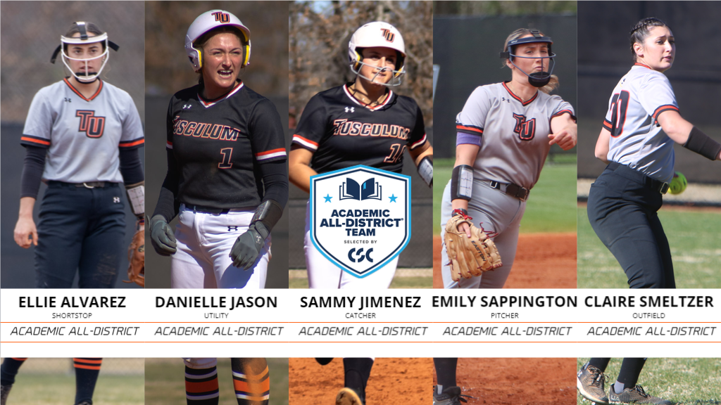 Five Pioneers named to CSC Academic All-District softball team