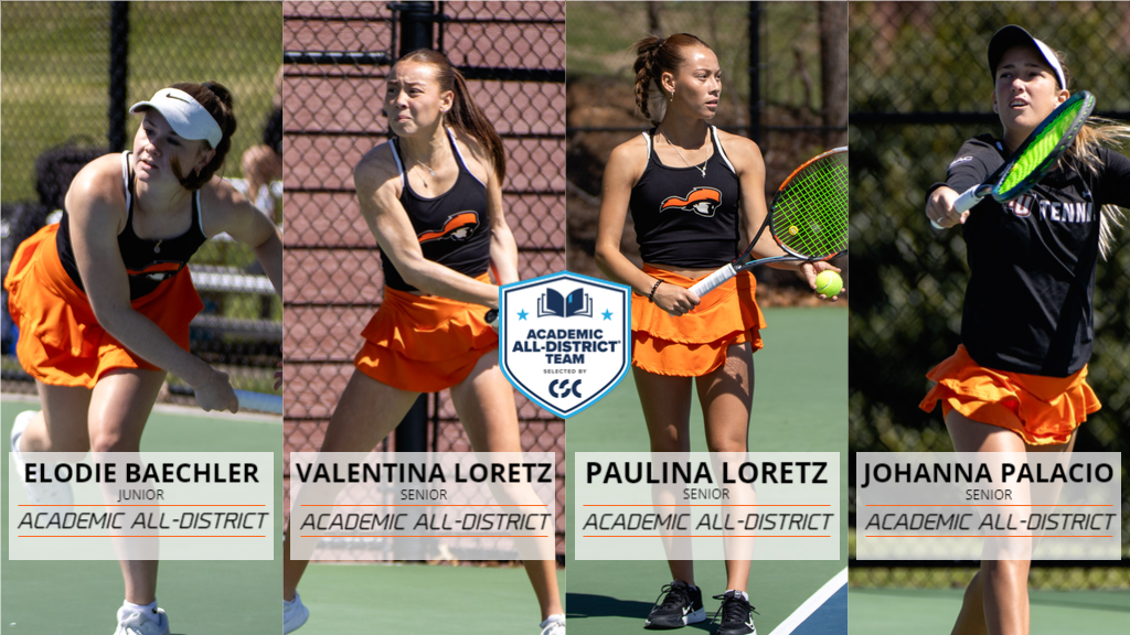 Four Pioneers named to CSC Academic All-District Women's Tennis Team