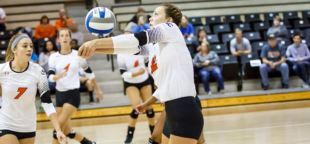 Pioneers split pair at SAC / Peach Belt Volleyball Crossover