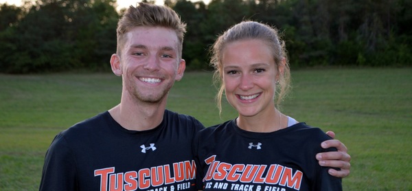 Tusculum's Will Cronin and Nicole McMillen swept individual titles at the 2019 Zaxby's Open